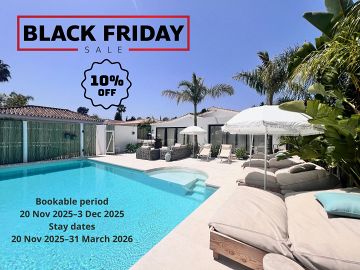 Casa Duende : Villa con piscina climatizada al lado de la playa, Estepona Alquiler vacacional Costa Del Sol