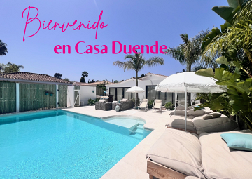 Casa Duende : Пляжная вилла с частным бассейном, Эстепона Аренда на время отпуска Коста дель Соль