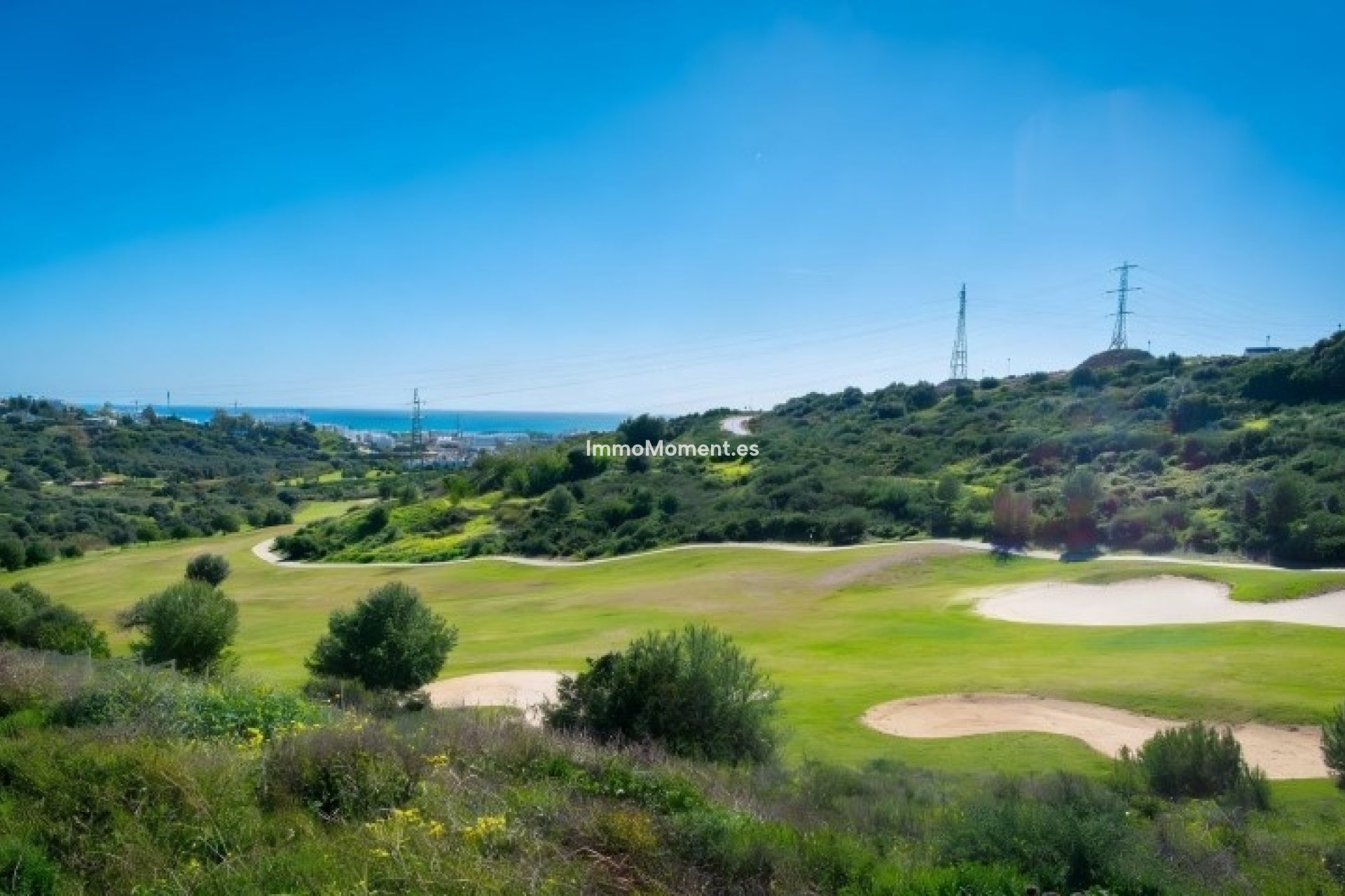 Azata golf Estepona vue sur mer