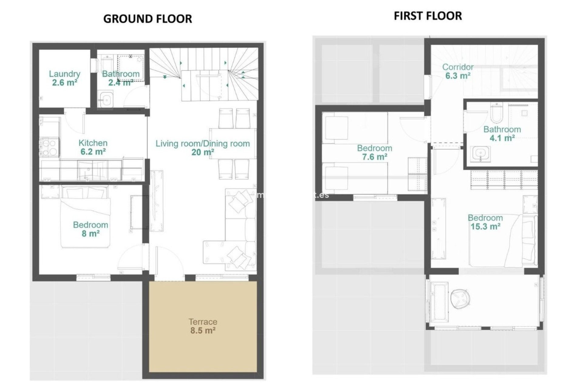 Bestaande woning - Rijtjeshuis - Orihuela - Orihuela Centro
