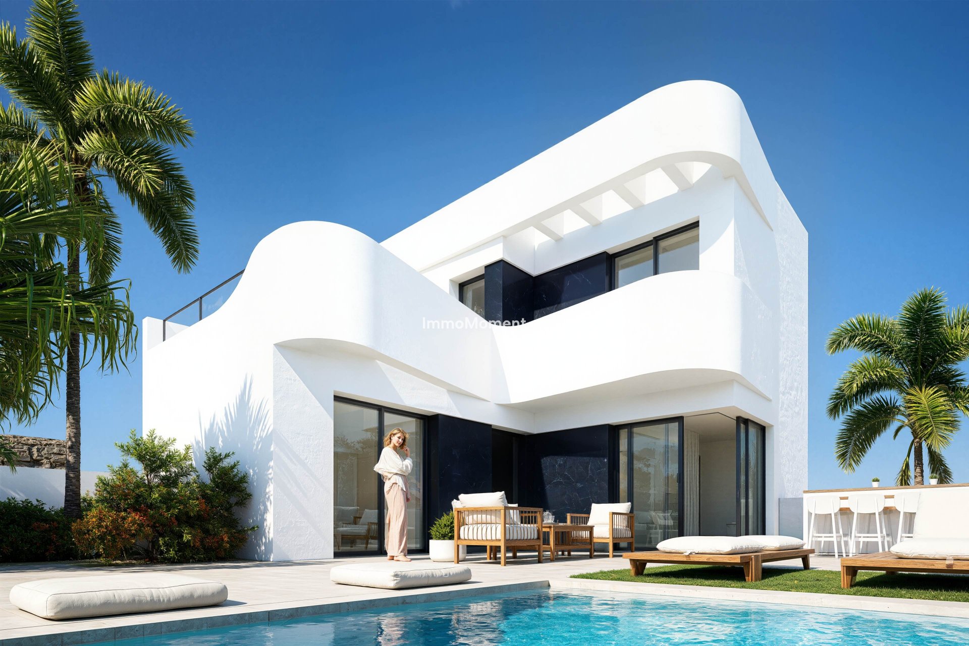 Neubau - Freistehende Villa - Algorfa