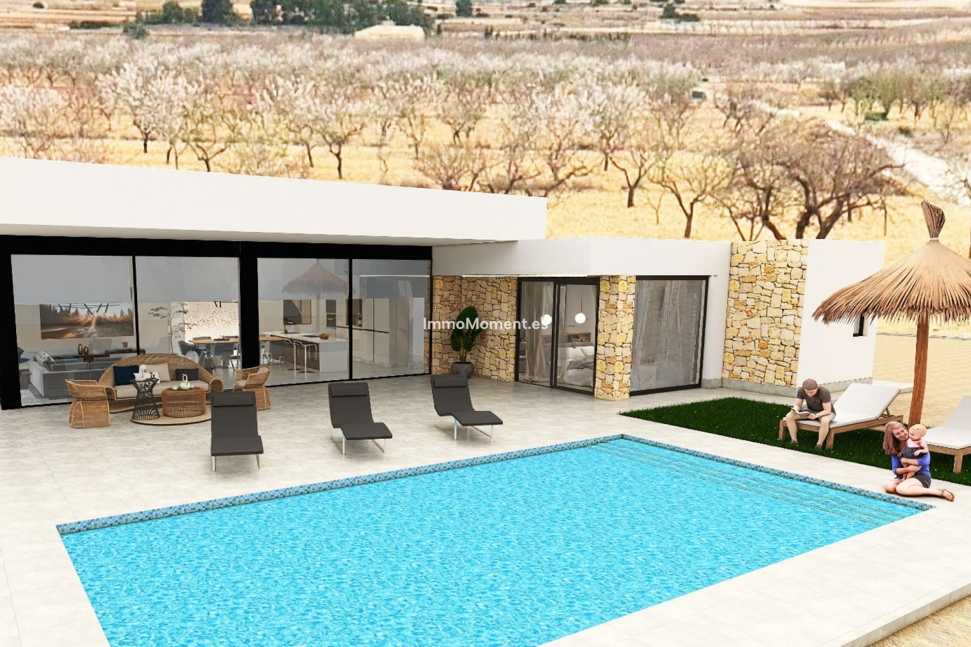 Neubau - Freistehende Villa - Pinoso