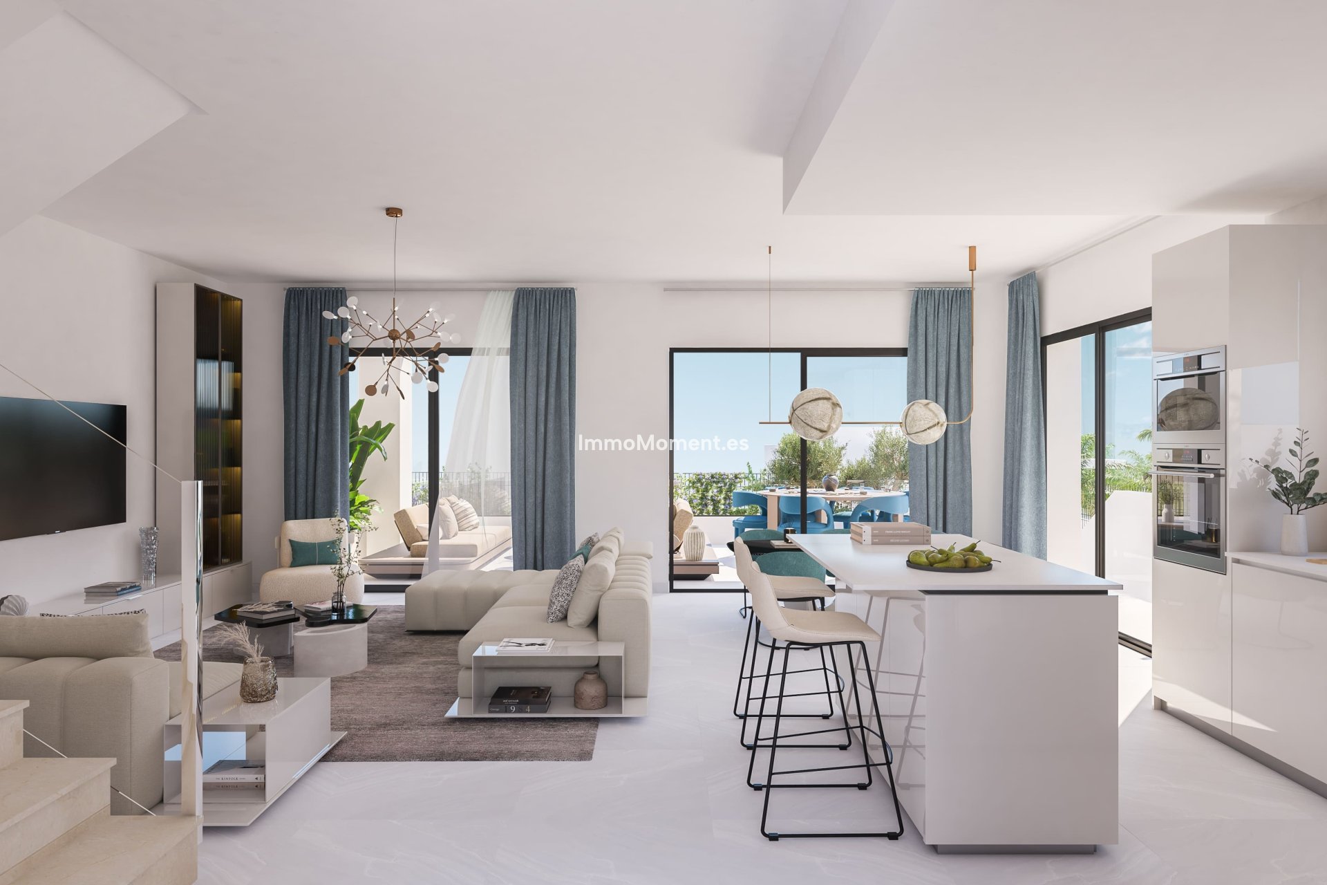 Nieuwbouw - Halfvrijstaand huis - Estepona  - Estepona
