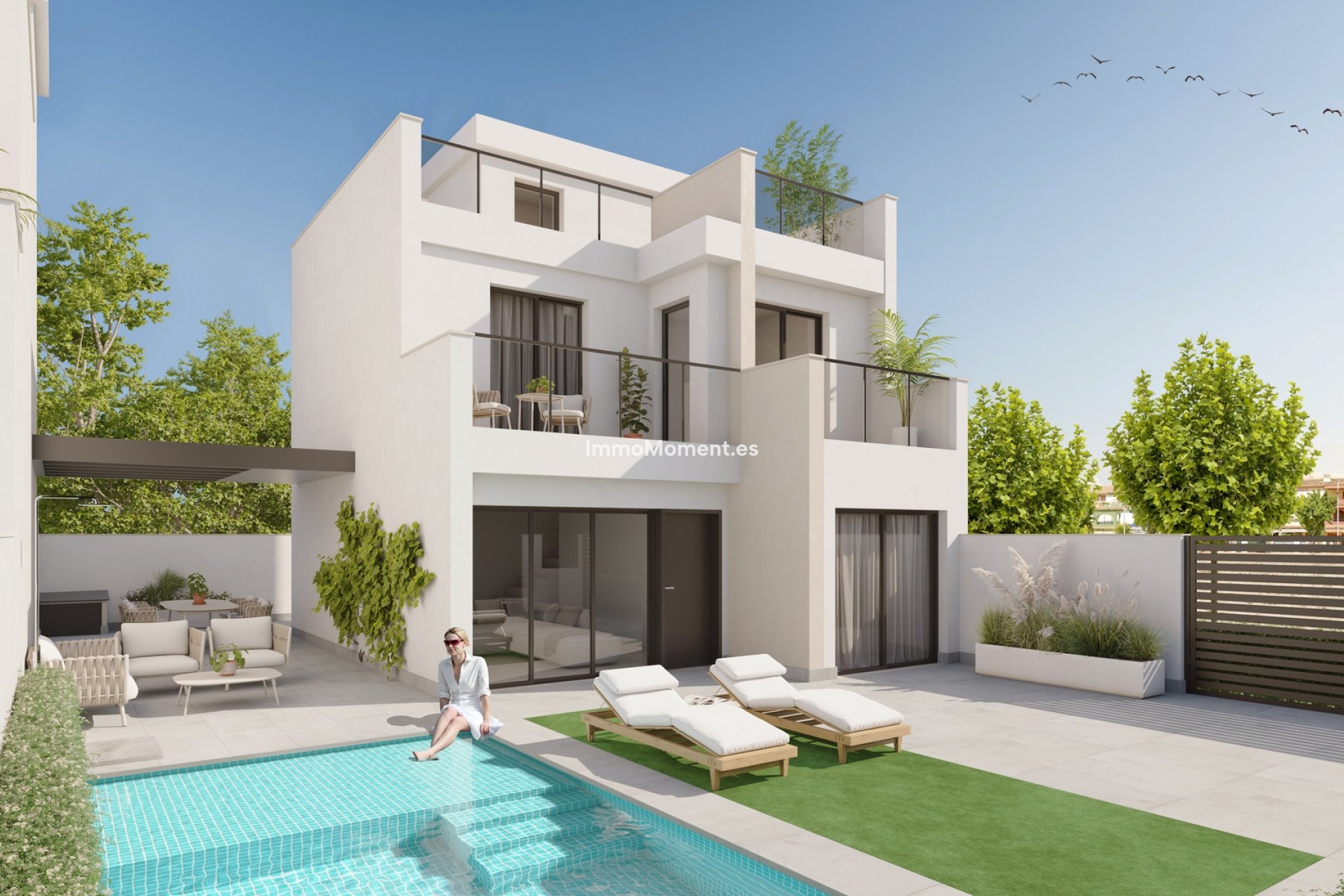Nieuwbouw - Vrijstaande villa - Los Alcázares
