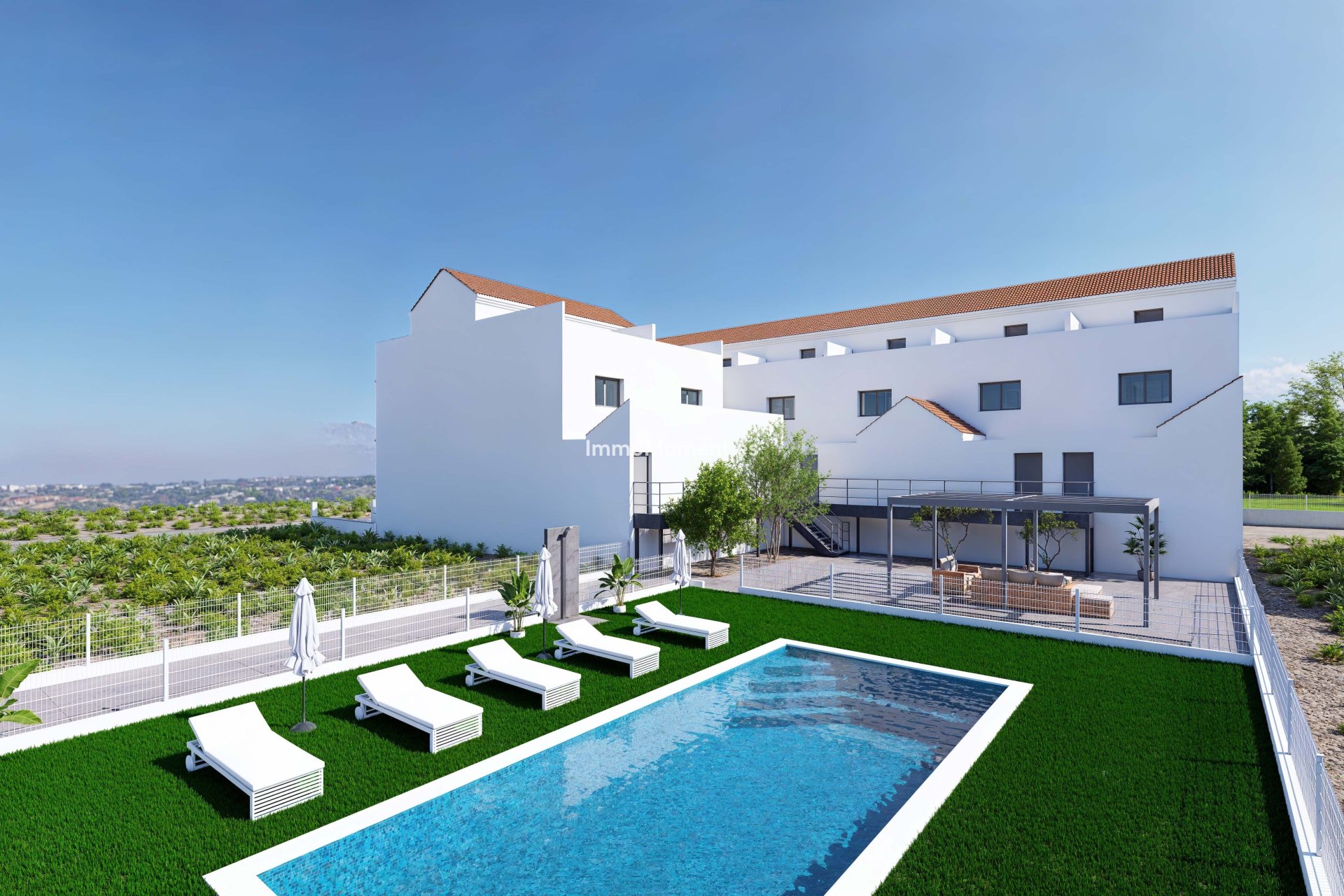 Obra nueva - Casa pareada - Rafal