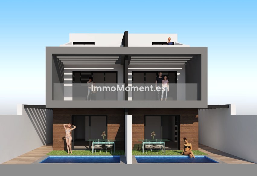 Obra nueva - Casa pareada - San Javier