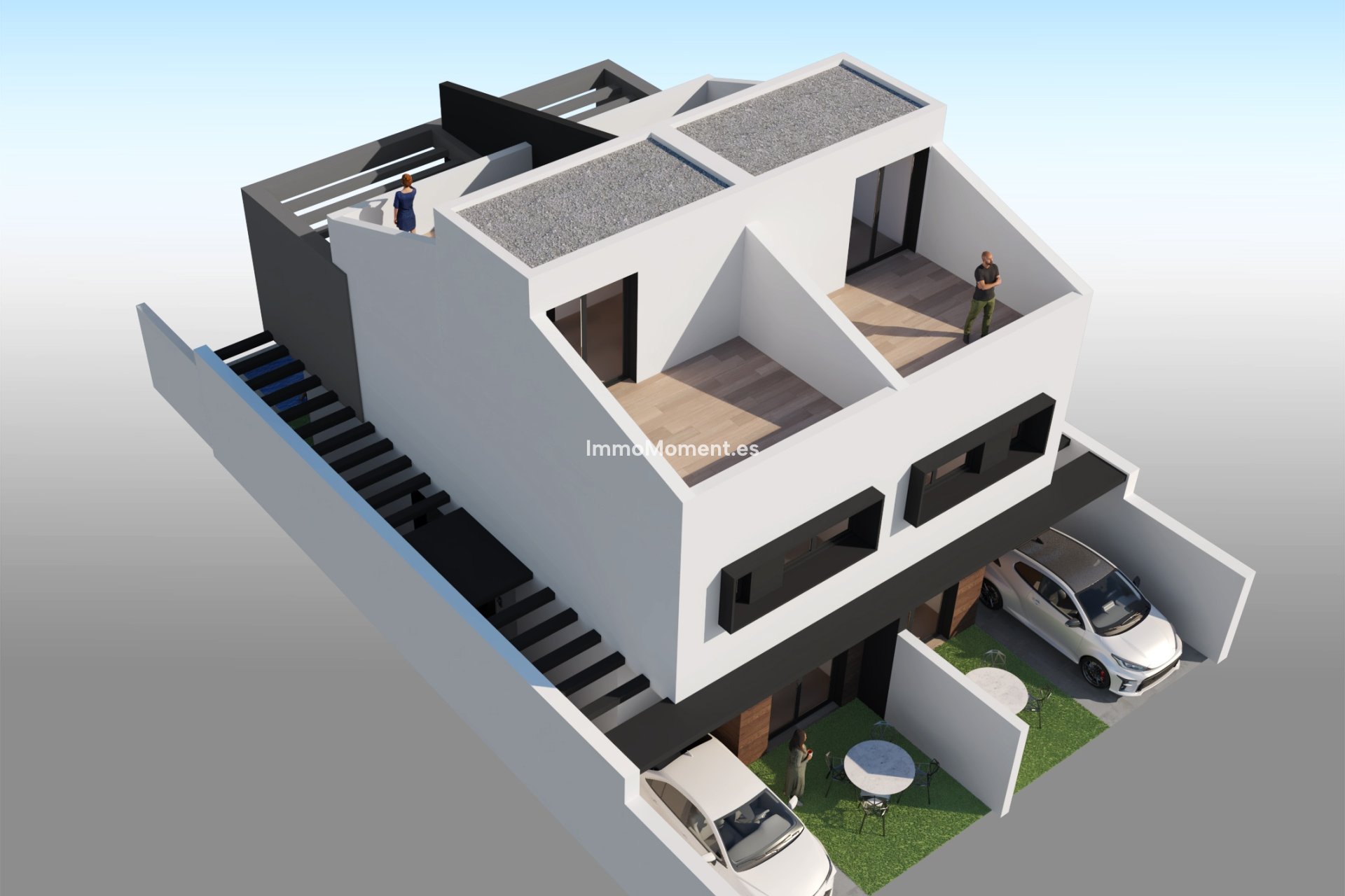Obra nueva - Casa pareada - San Javier