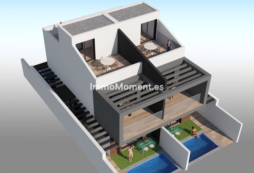 Obra nueva - Casa pareada - San Javier
