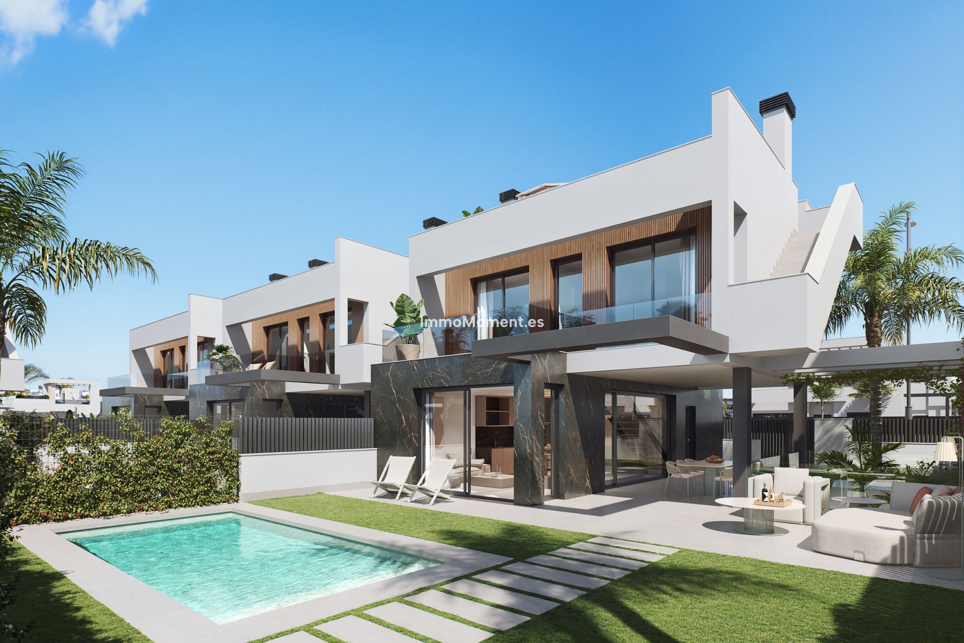 Obra nueva - Casa pareada - Santa Rosalía