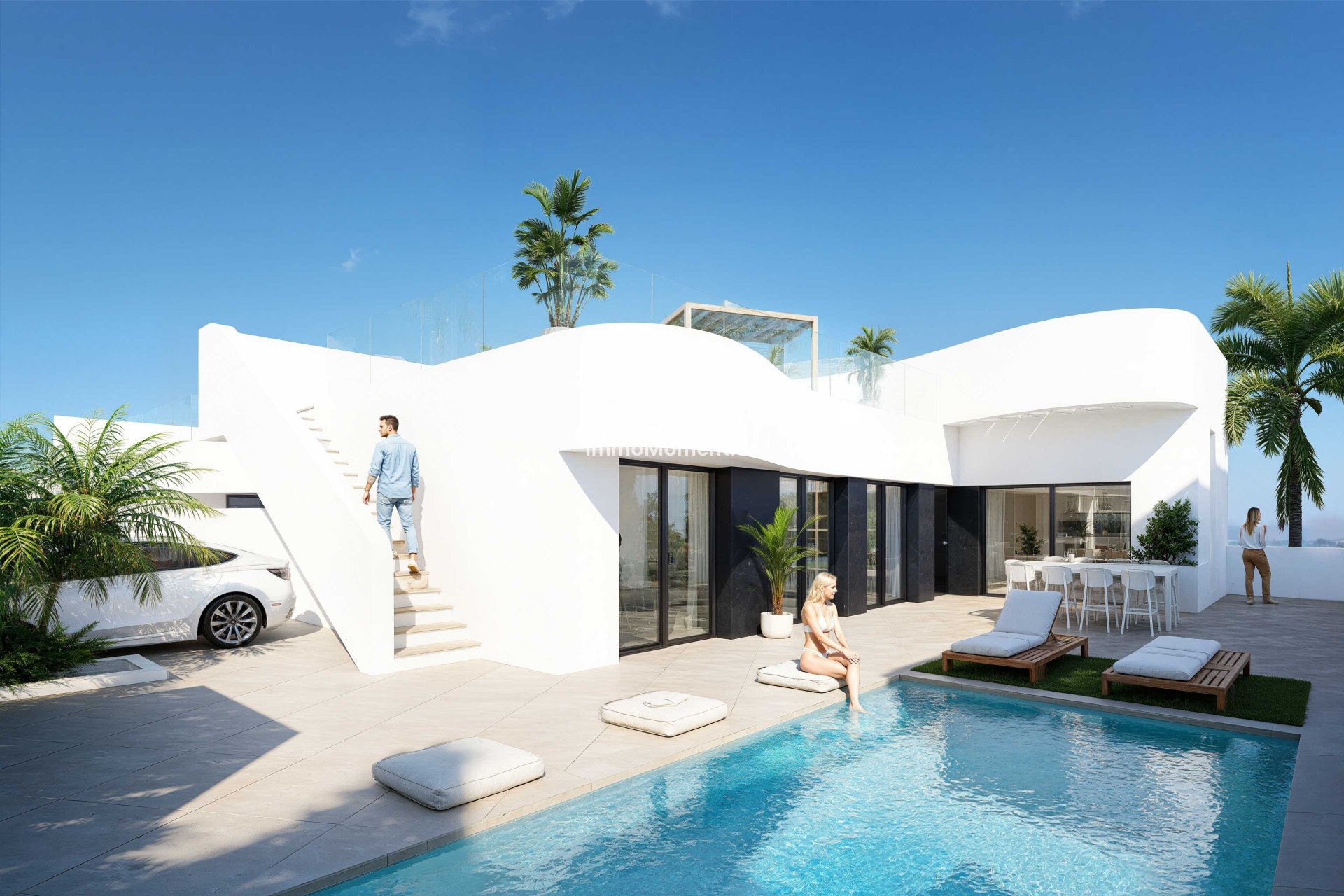 Obra nueva - Villa independiente - Algorfa