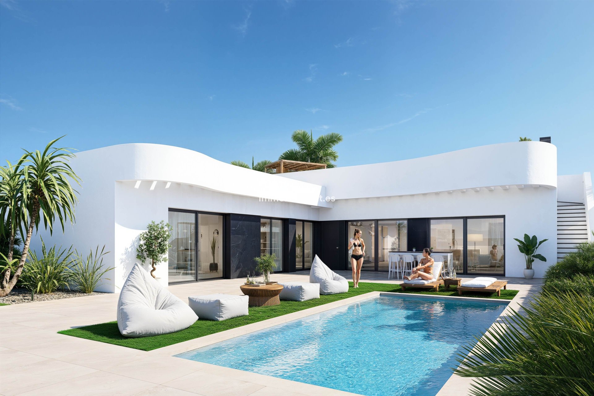 Obra nueva - Villa independiente - Algorfa