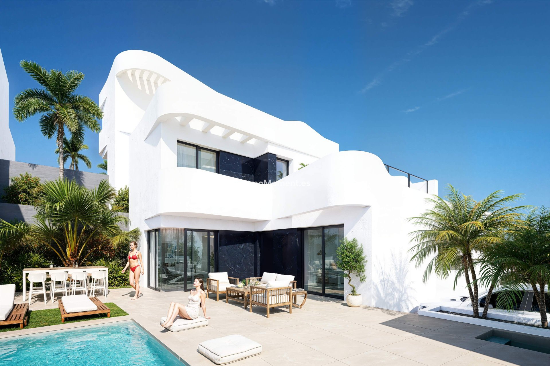 Obra nueva - Villa independiente - Algorfa