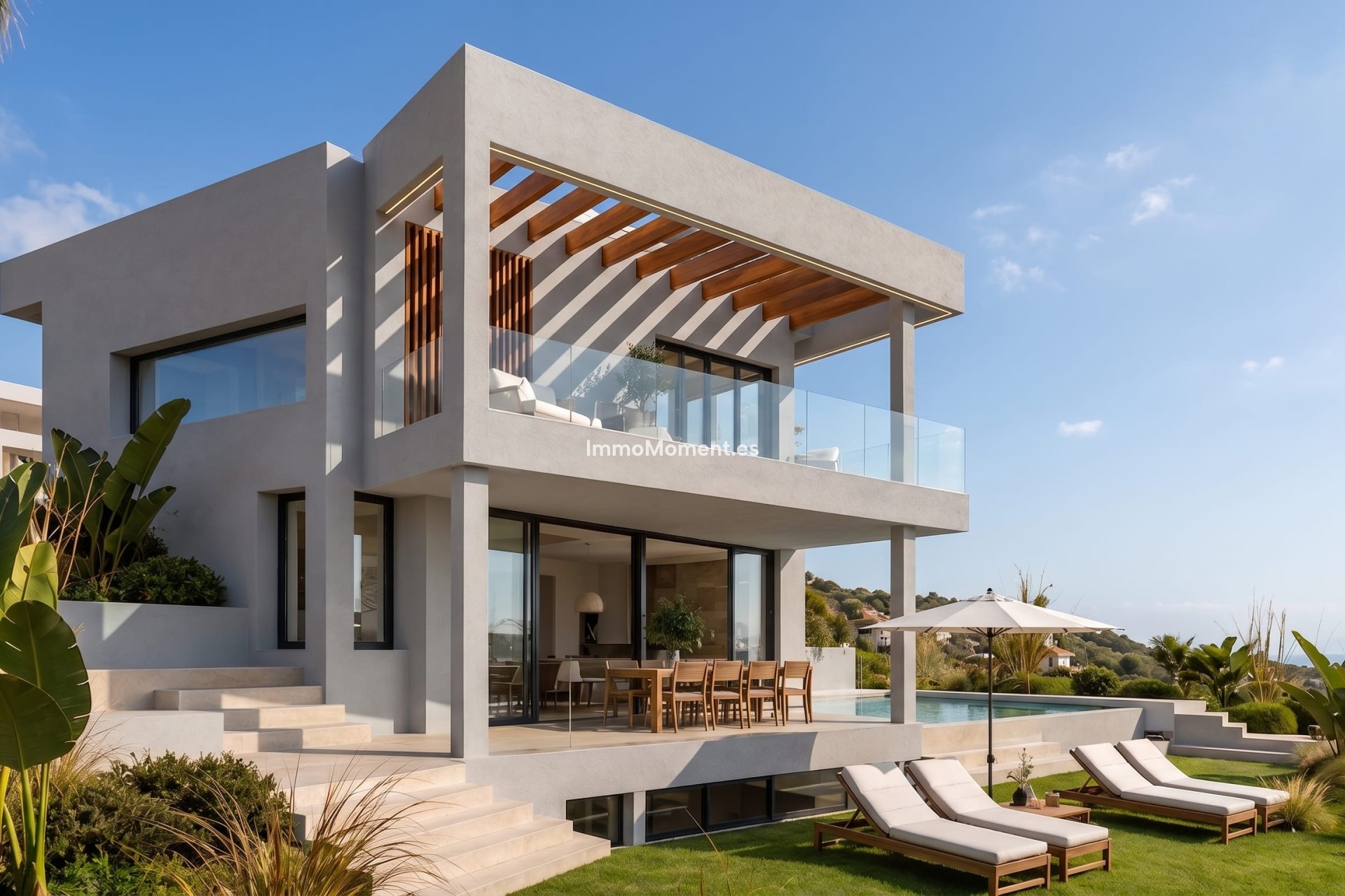 Obra nueva - Villa independiente - Estepona  - Estepona
