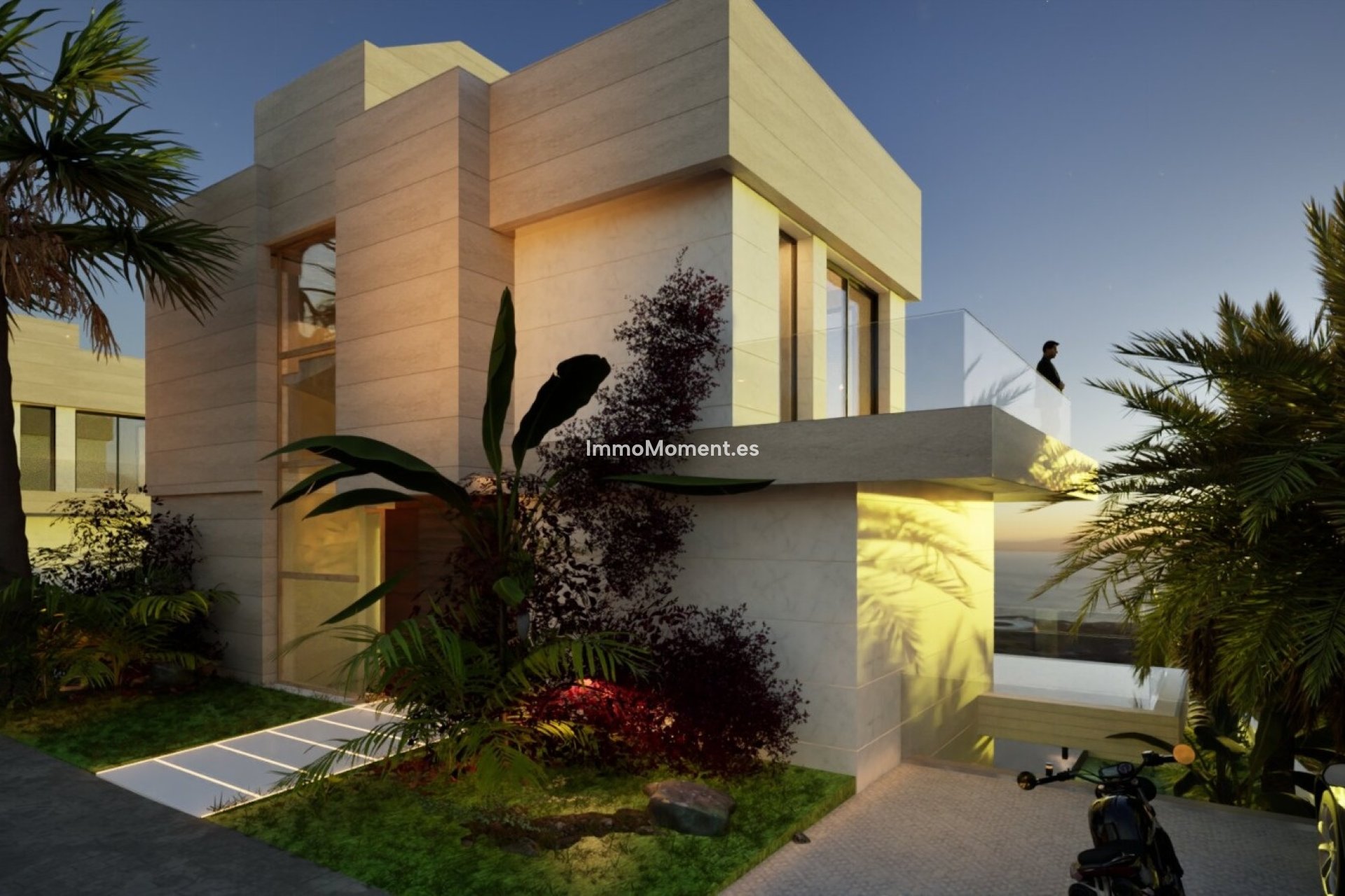 Obra nueva - Villa independiente - Estepona  - Estepona
