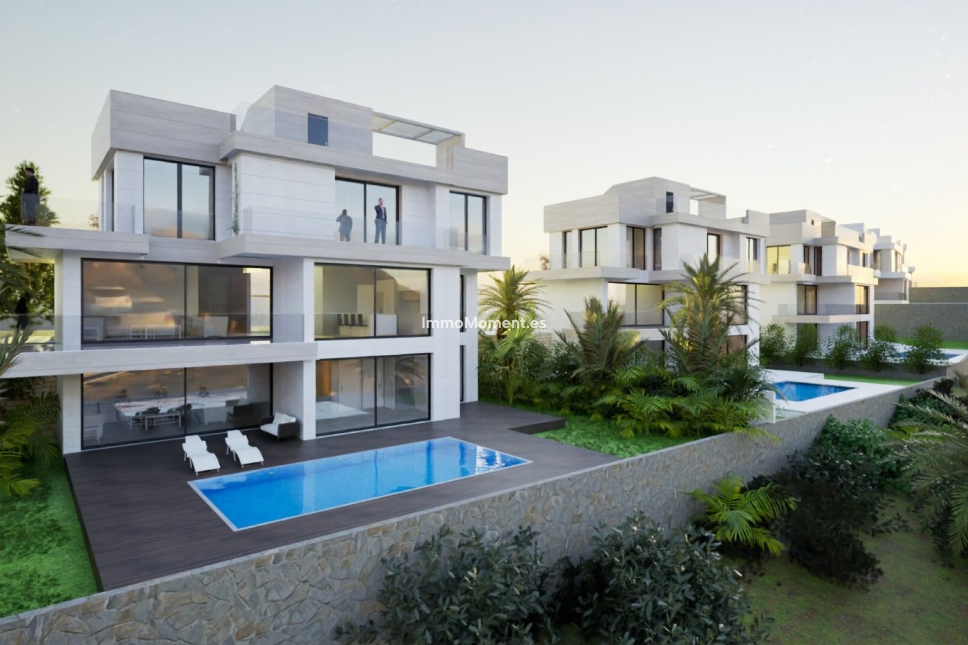 Obra nueva - Villa independiente - Estepona  - Estepona