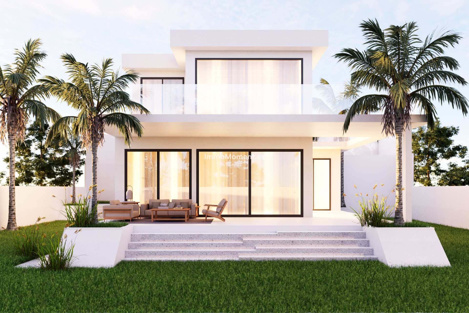 Obra nueva - Villa independiente - Estepona  - Estepona