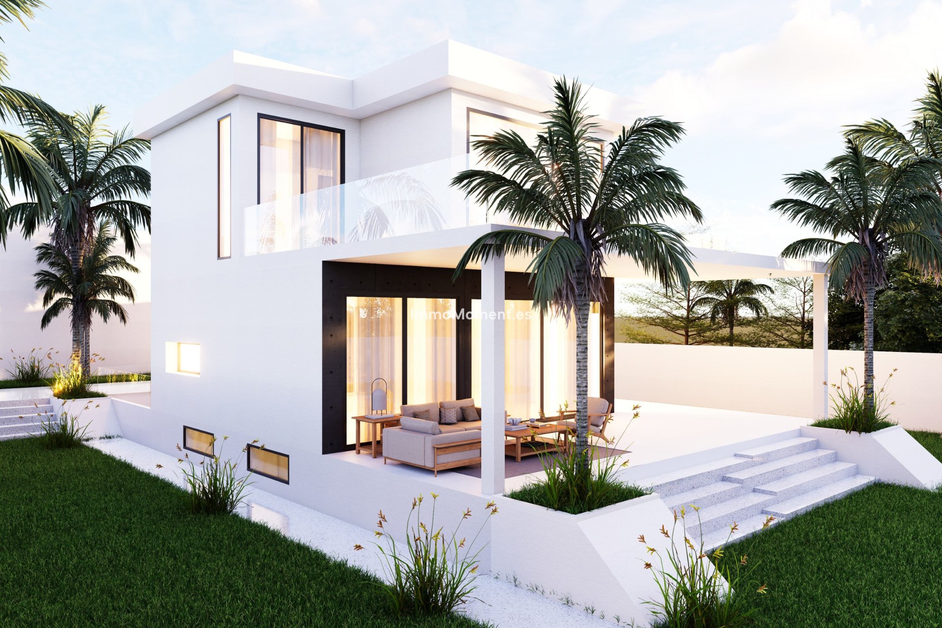 Obra nueva - Villa independiente - Estepona  - Estepona