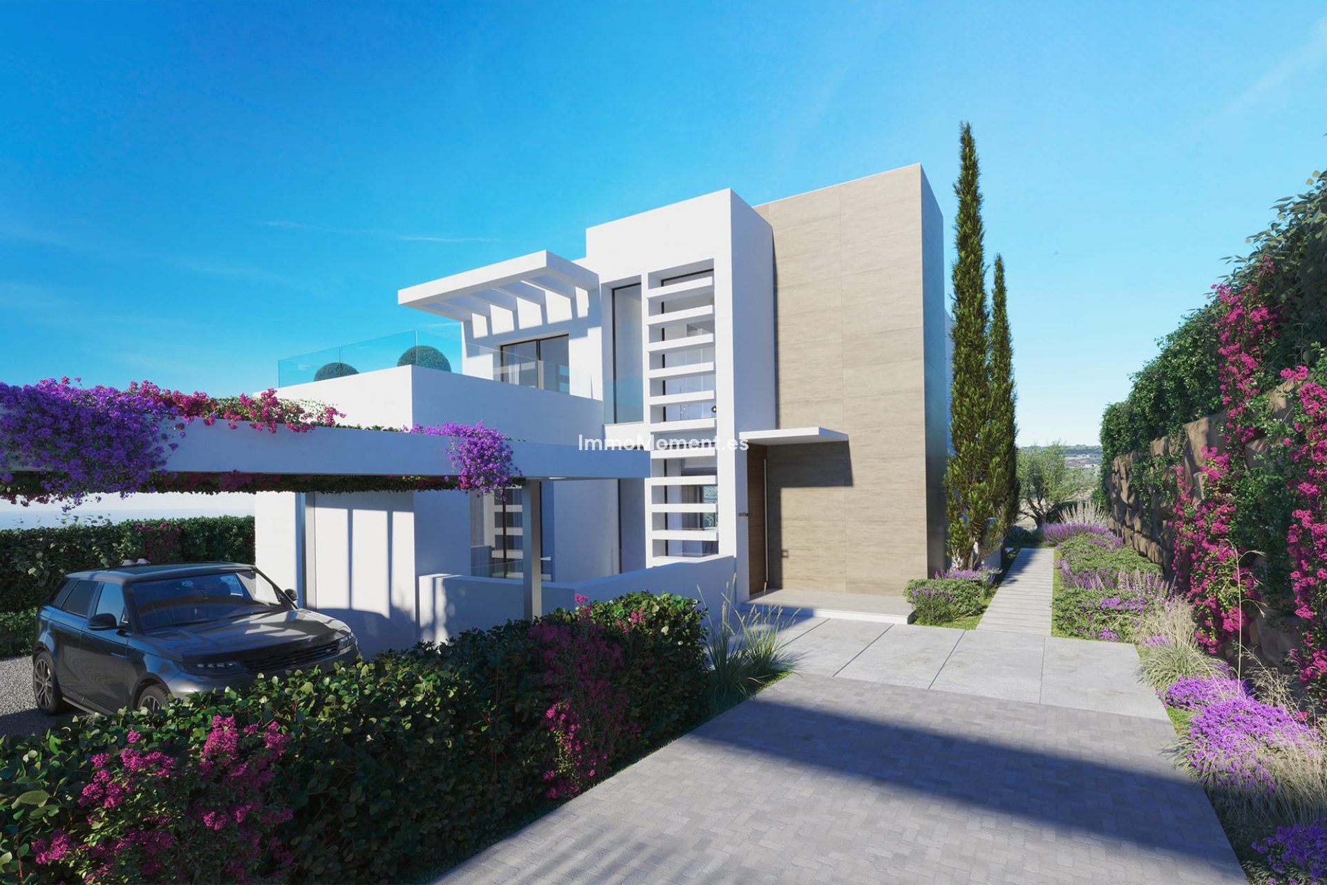 Obra nueva - Villa independiente - Estepona  - Estepona