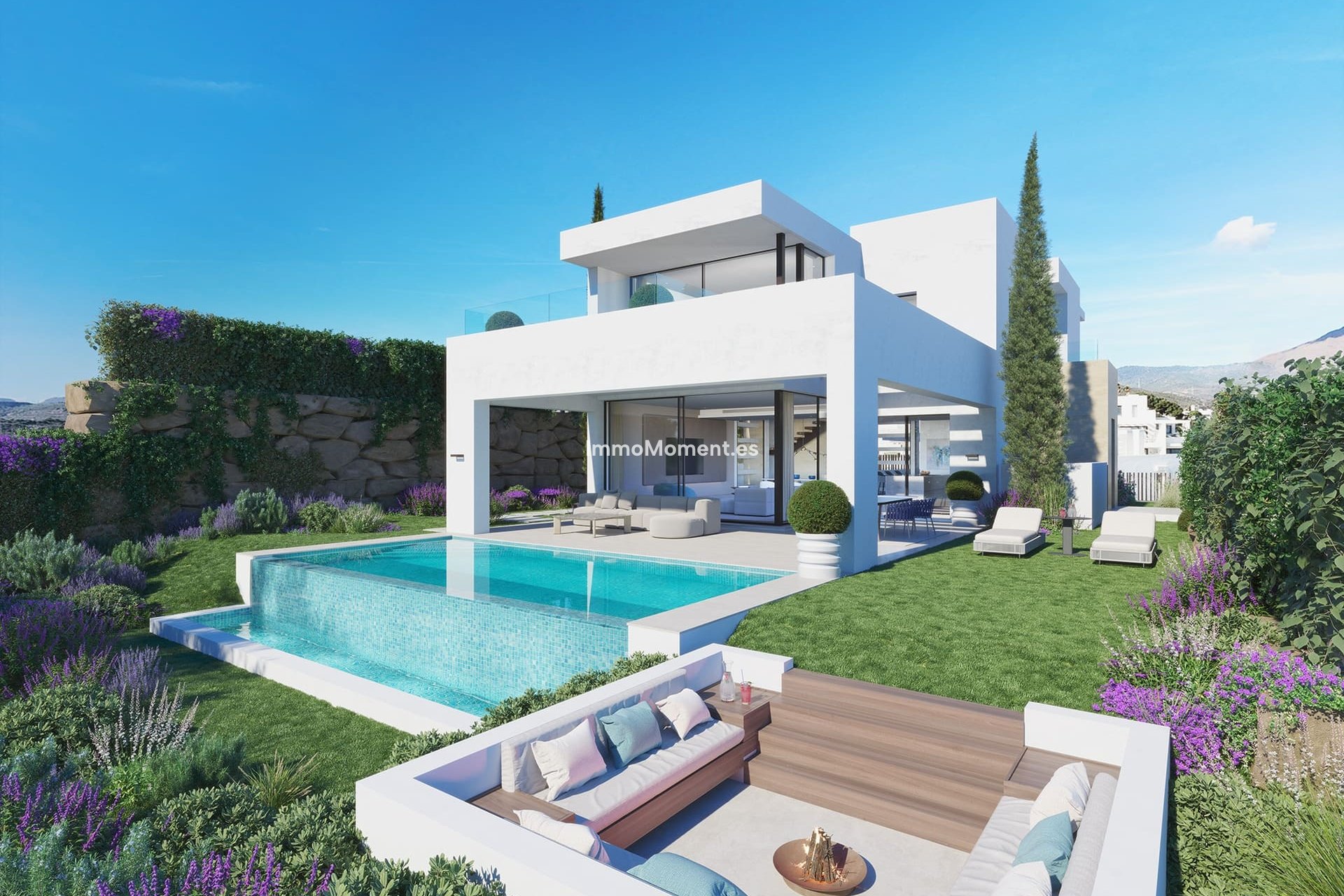 Obra nueva - Villa independiente - Estepona  - Estepona