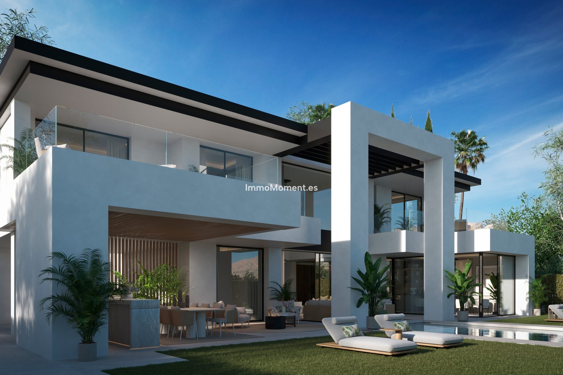 Obra nueva - Villa independiente - Estepona  - Estepona