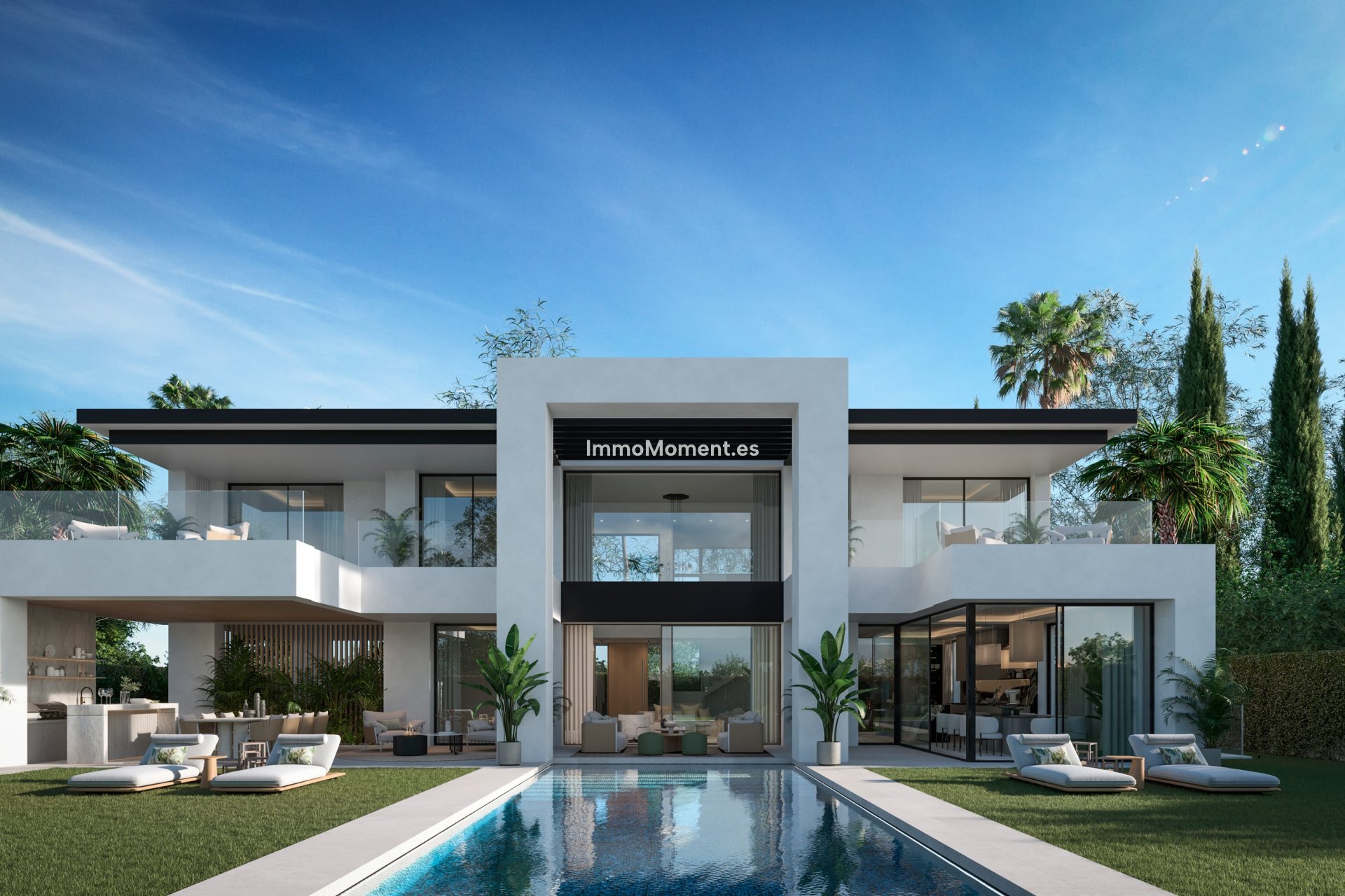 Obra nueva - Villa independiente - Estepona  - Estepona