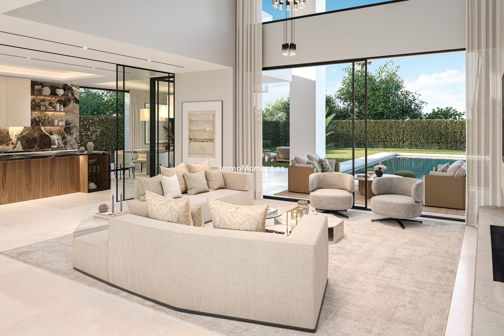 Obra nueva - Villa independiente - Estepona  - Estepona