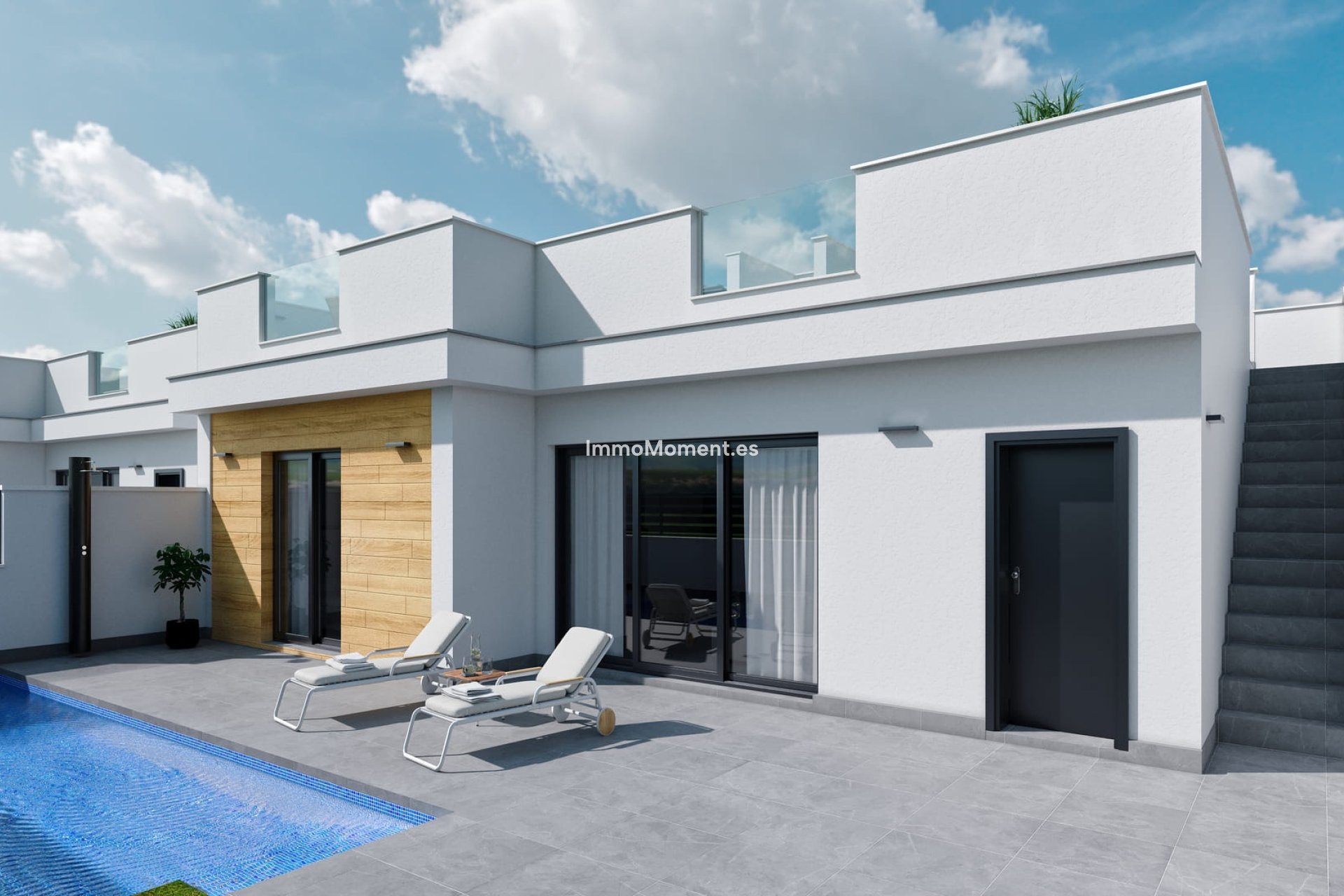 Obra nueva - Villa independiente - Roldán