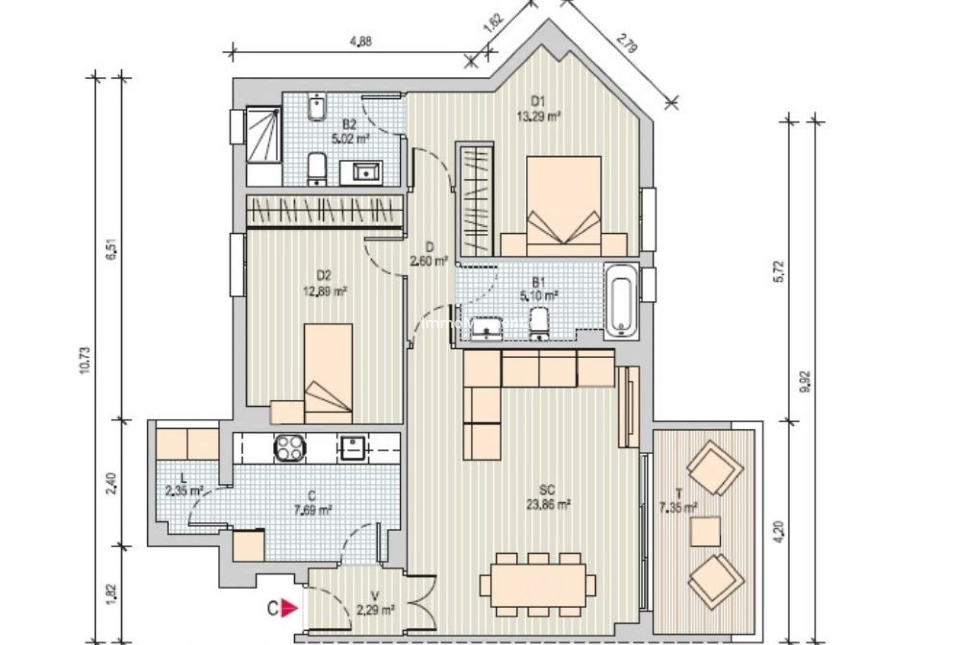 Resale - Apartment - Estepona - Estepona Centro