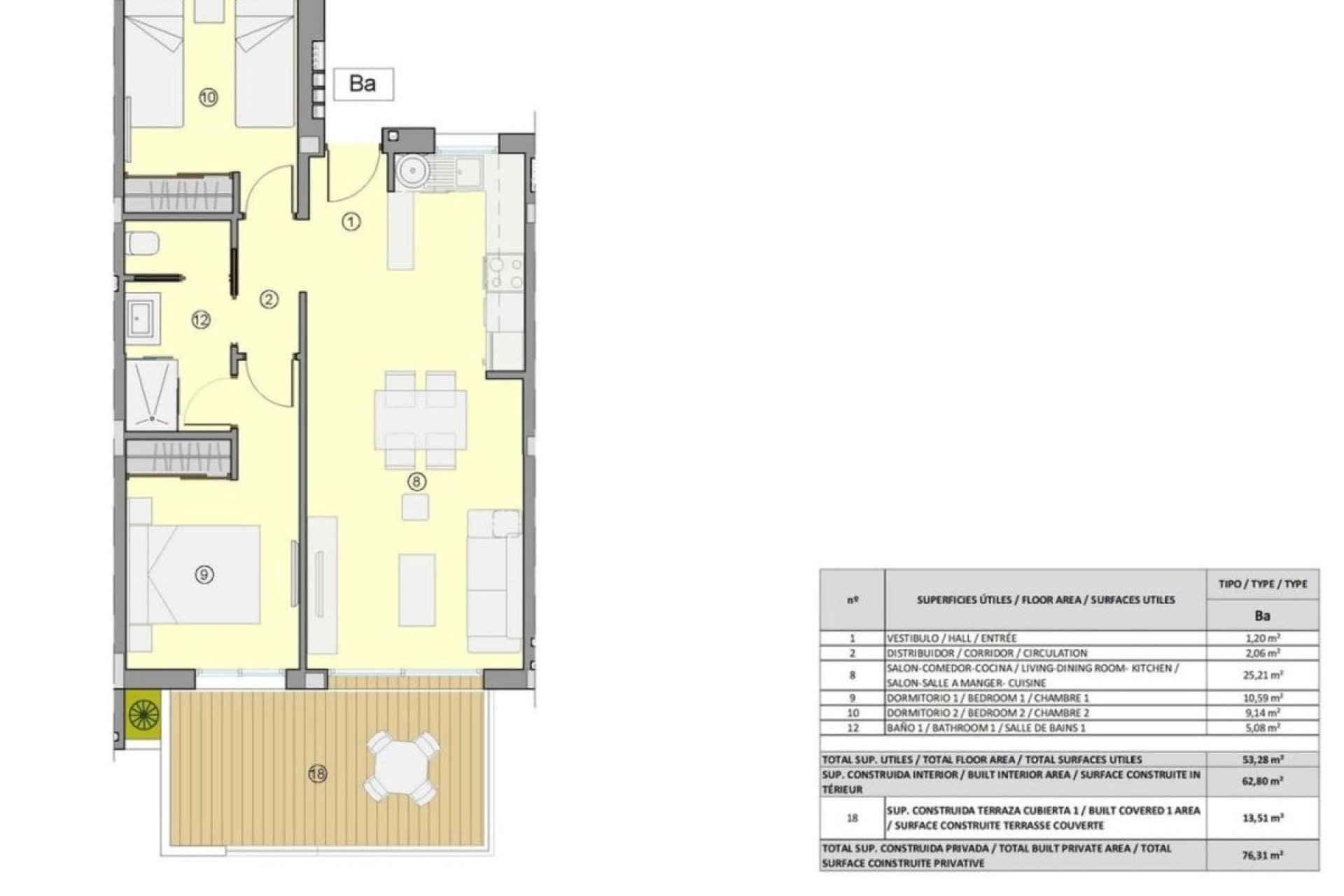 Resale - Apartment - Orihuela Costa - Villamartín