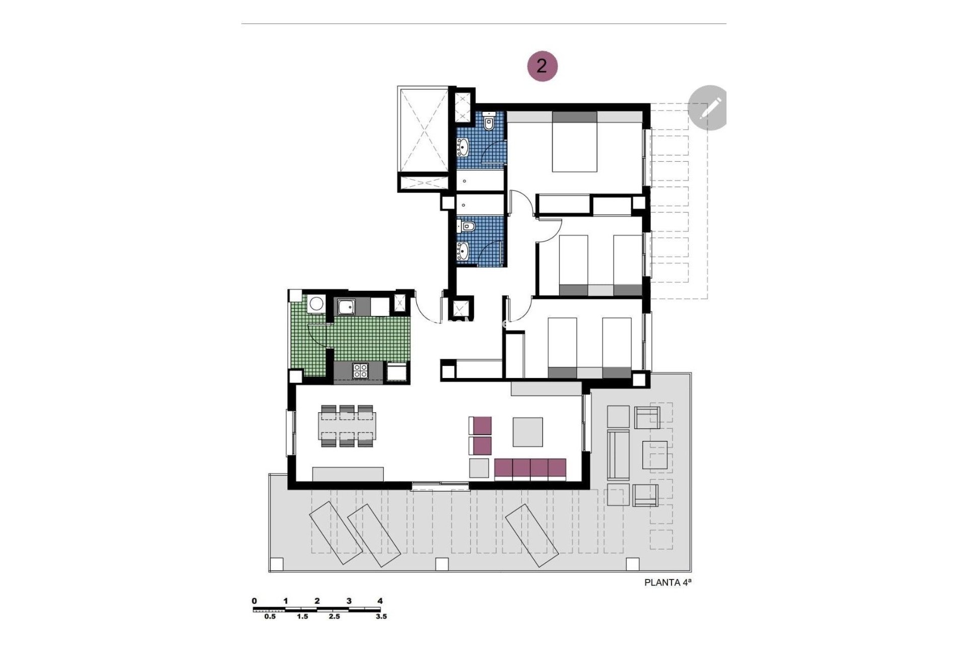 Resale - Apartment - Orihuela - Mil Palmeras