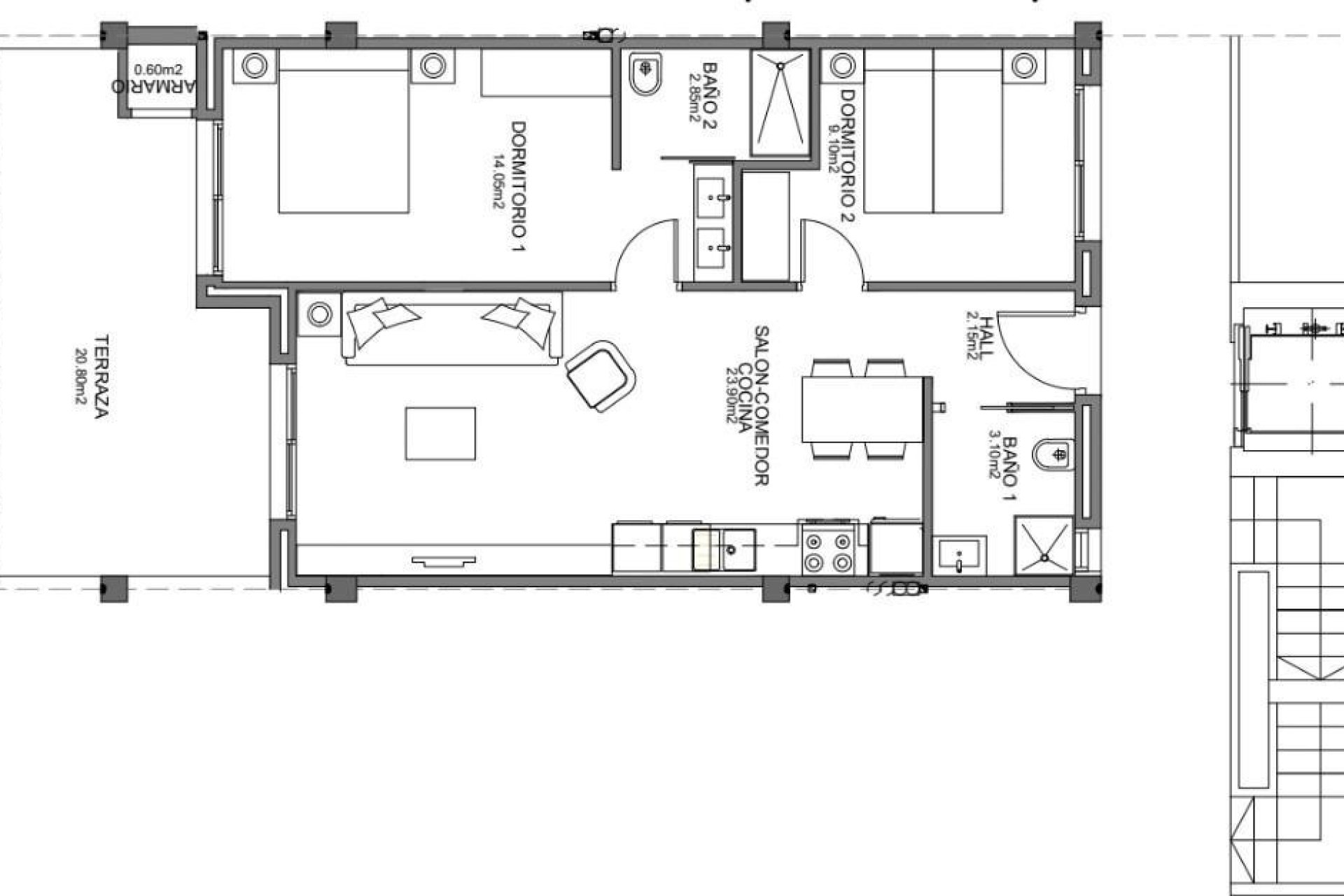 Revente - Appartement - Guardamar del Segura - Urbanización El Raso