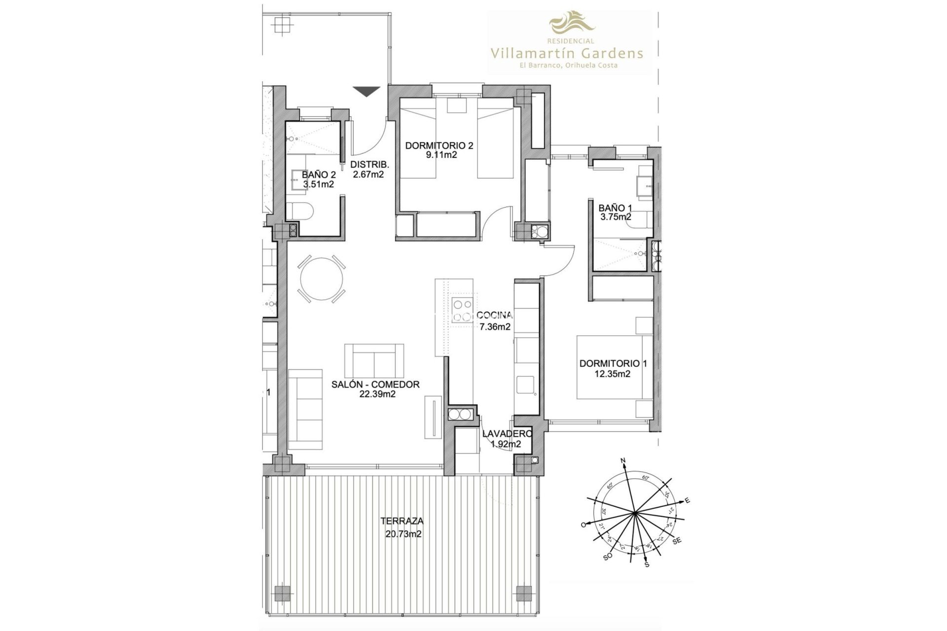 Revente - Appartement - Orihuela - Villamartin