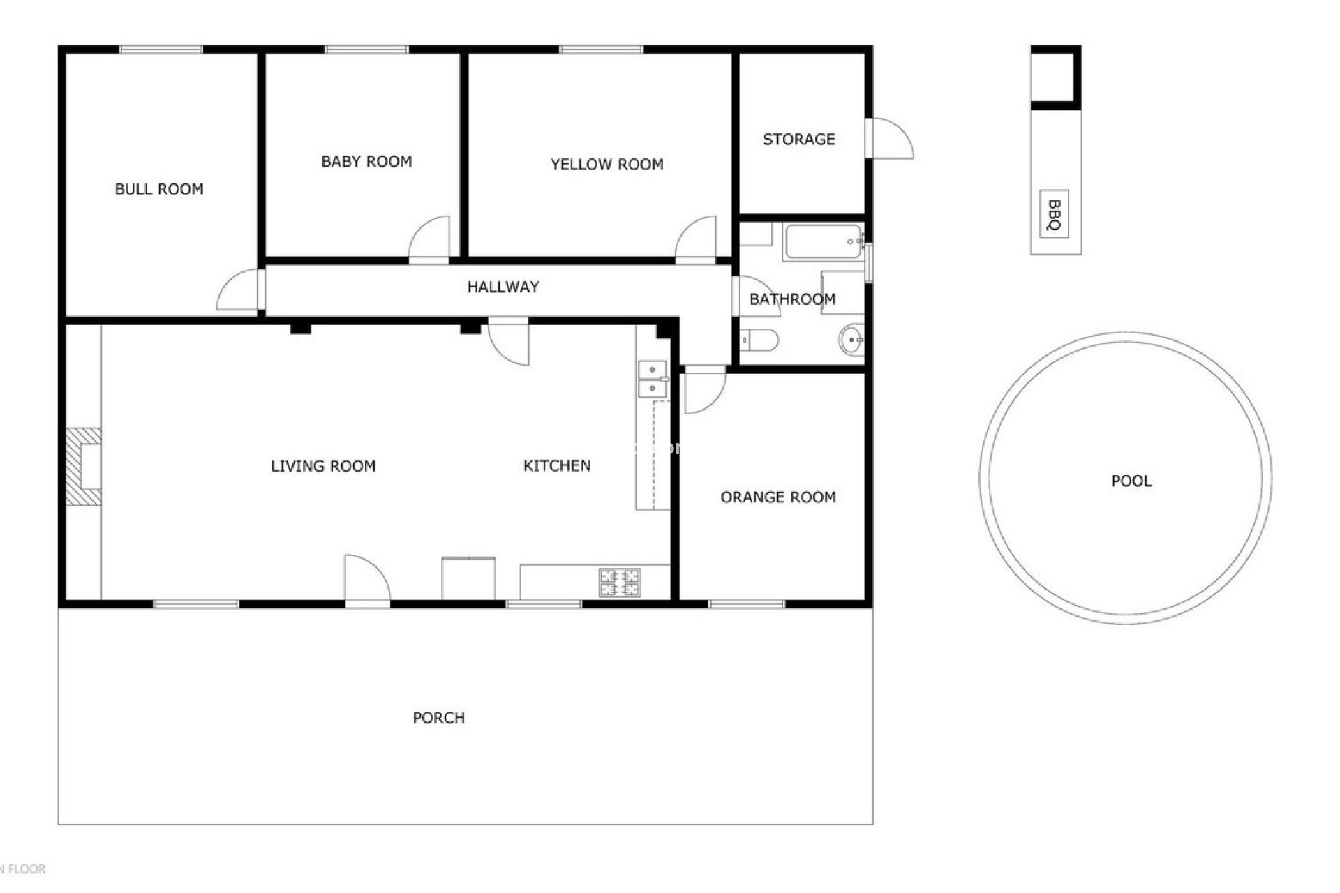 Revente - Maison de campagne - Intérieur                       - Alora