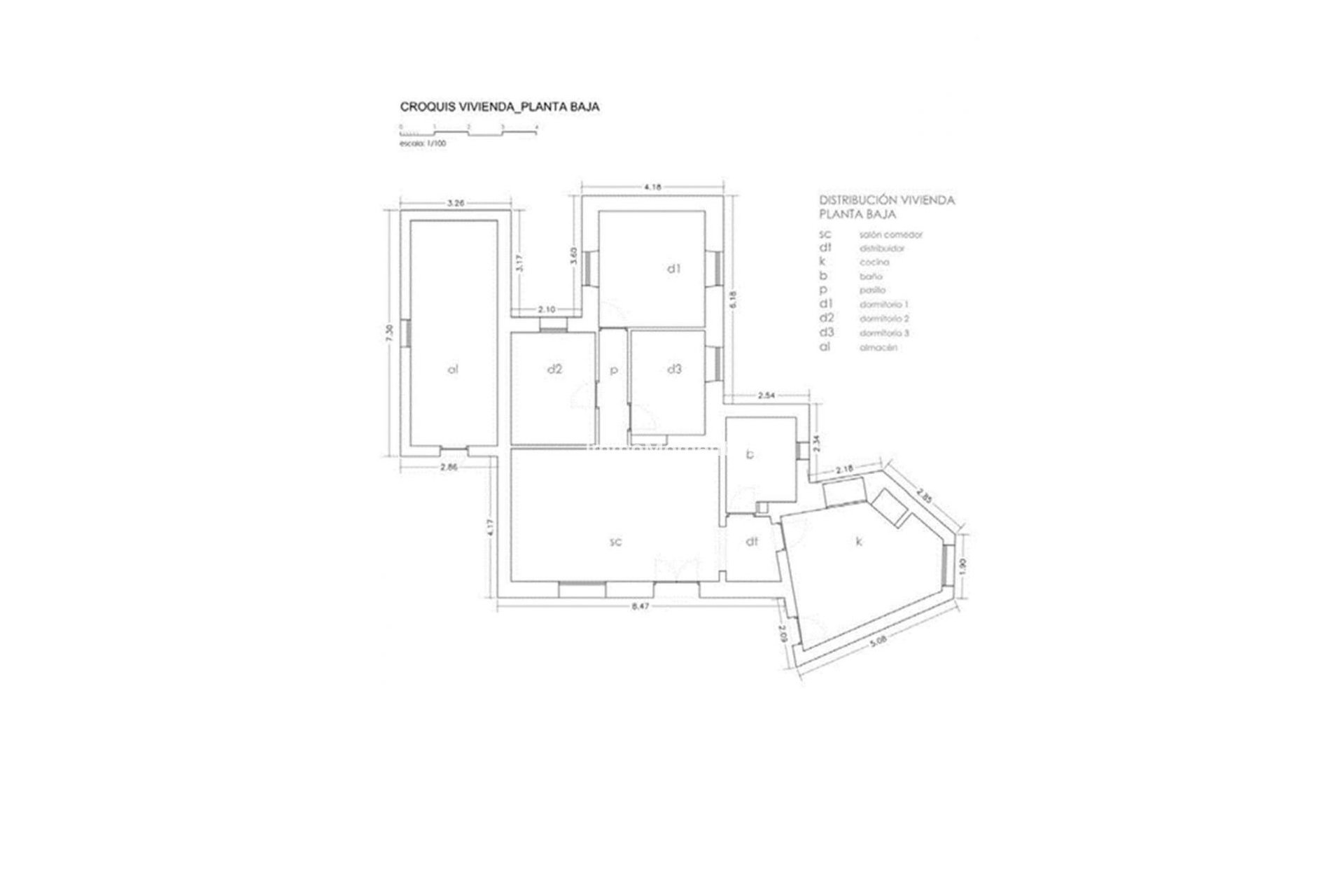 Revente - Maison de campagne - Intérieur                       - Coín