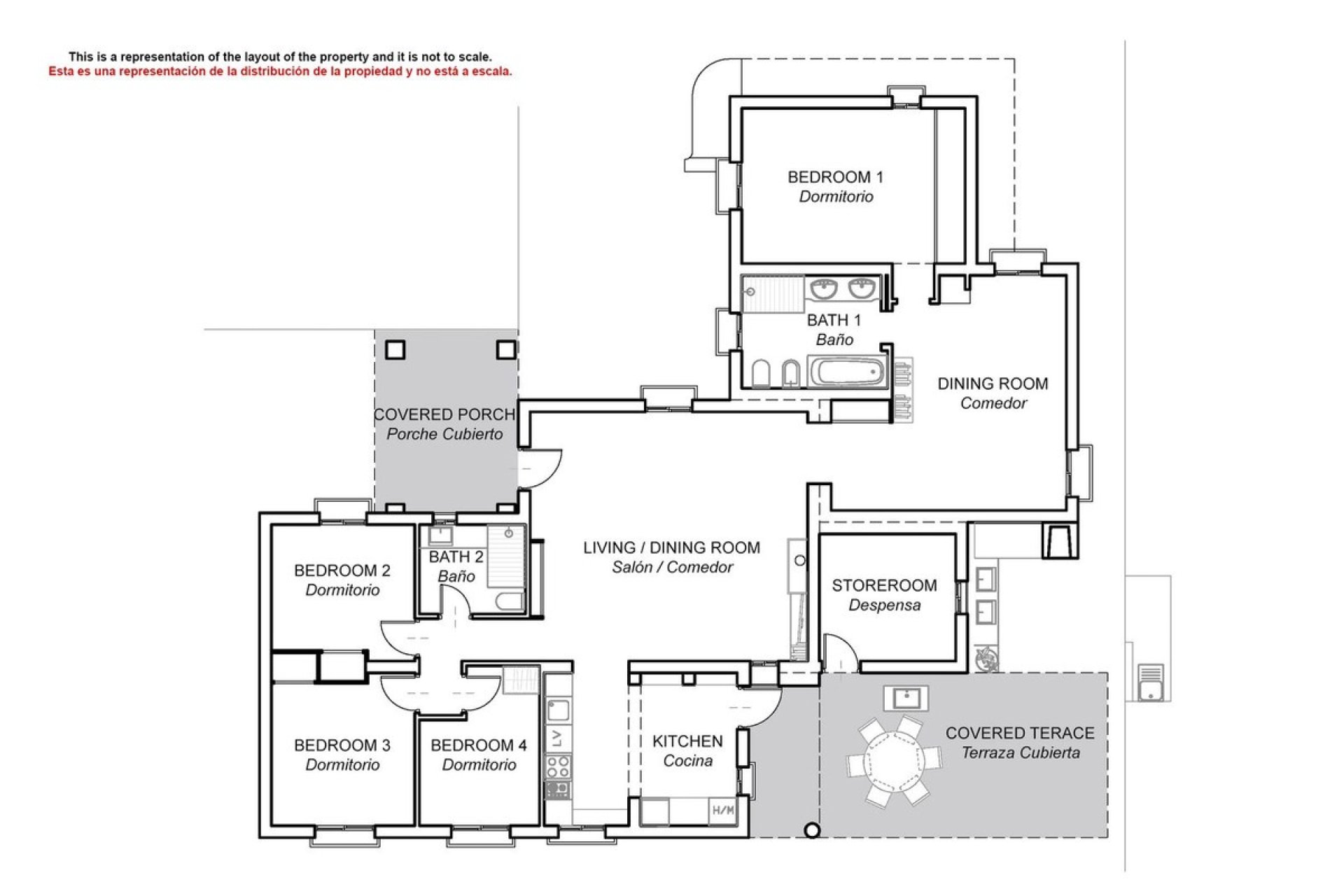 Revente - Maison de campagne - Intérieur                       - Coín