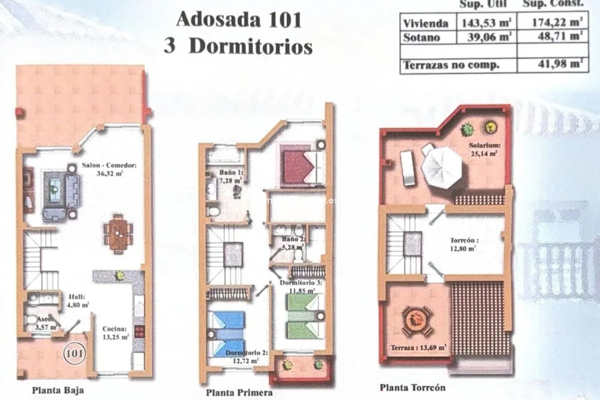 Revente - Maison mitoyenne - Intérieur                       - Lauro Golf