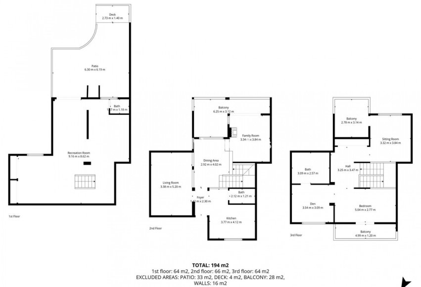 Revente - Maison mitoyenne - Intérieur                       - Monda