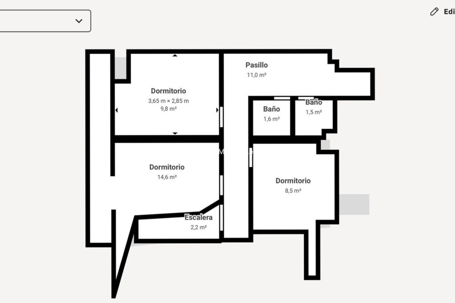 Revente - Maison mitoyenne - Intérieur                       - Monda