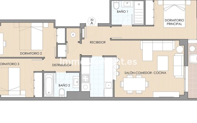 Resale - Apartment - Águilas - Águilas Centro
