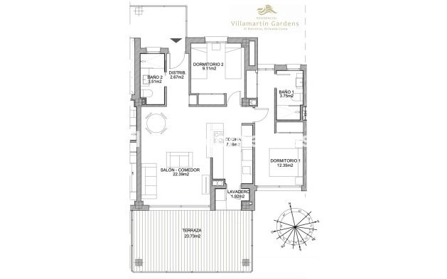 Wiederverkauf - Wohnung - Orihuela - Villamartin