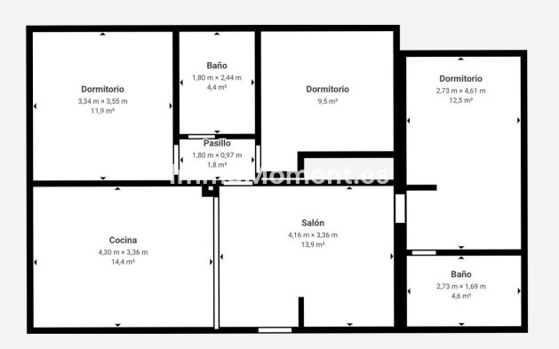 Revente - Maison de campagne - Intérieur                       - Coín