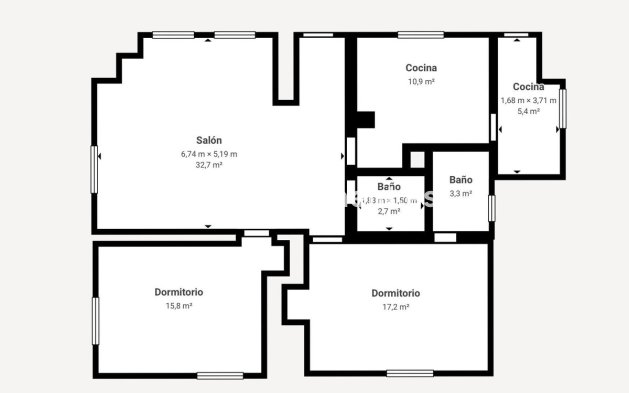 Revente - Maison de campagne - Intérieur                       - Monda