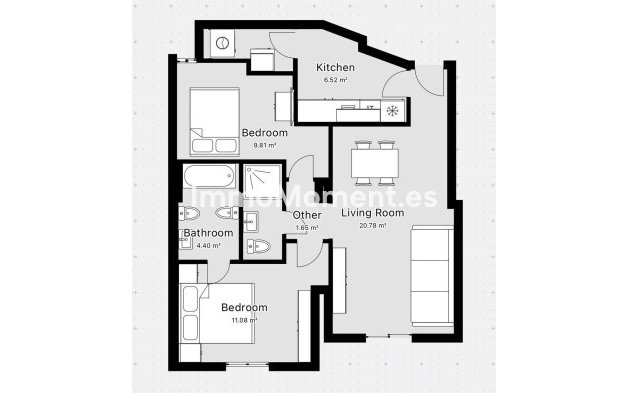 Reventa - Apartamento - Interior  - Guaro